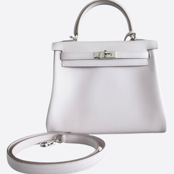Hermes Mauve Pink Epsom Kelly 25 - Picture 1 of 8